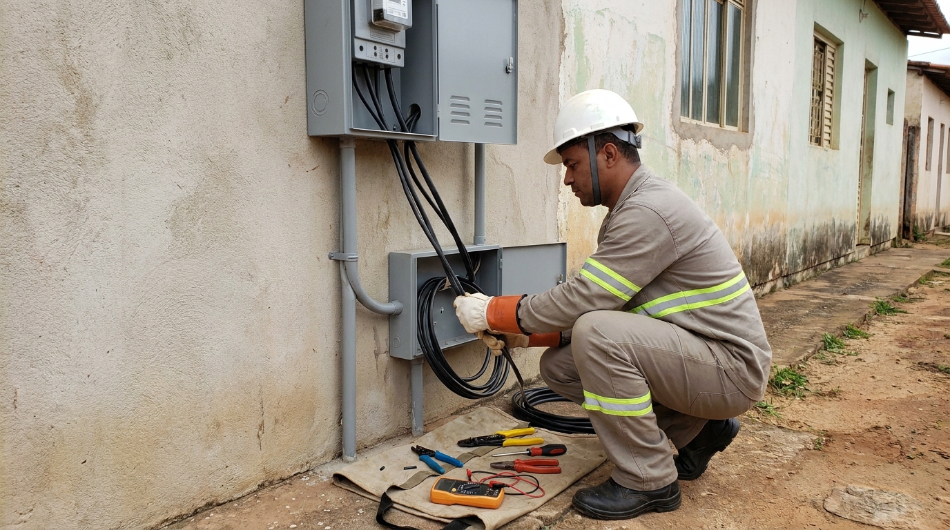Regularização de Entrada de Energia no Vale do Sol, Indaiatuba‑SP
