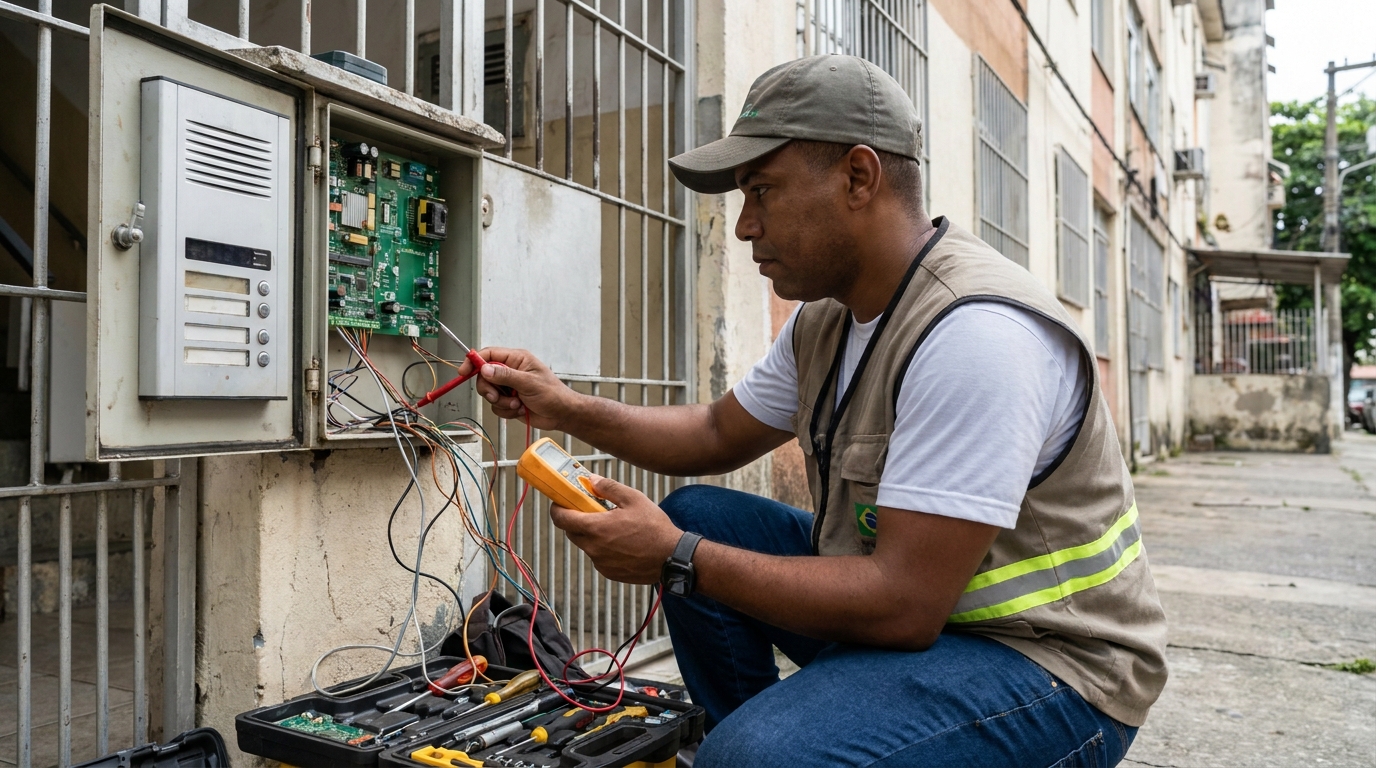 Reparo de Placa e Campainha no Jardim Itamaracá, Indaiatuba‑SP