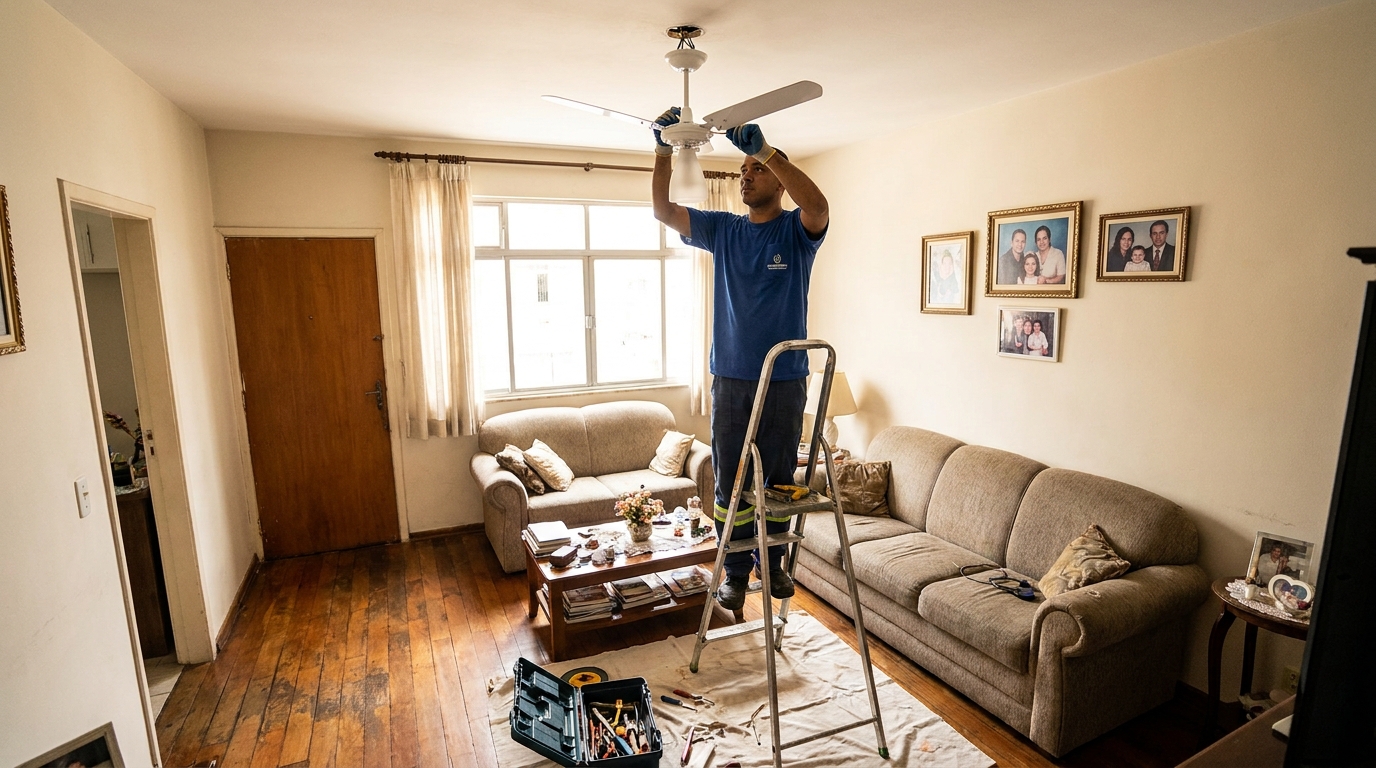 Substituição de Ventilador em Indaiatuba‑SP
